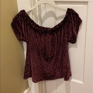 off the shoulder blouse